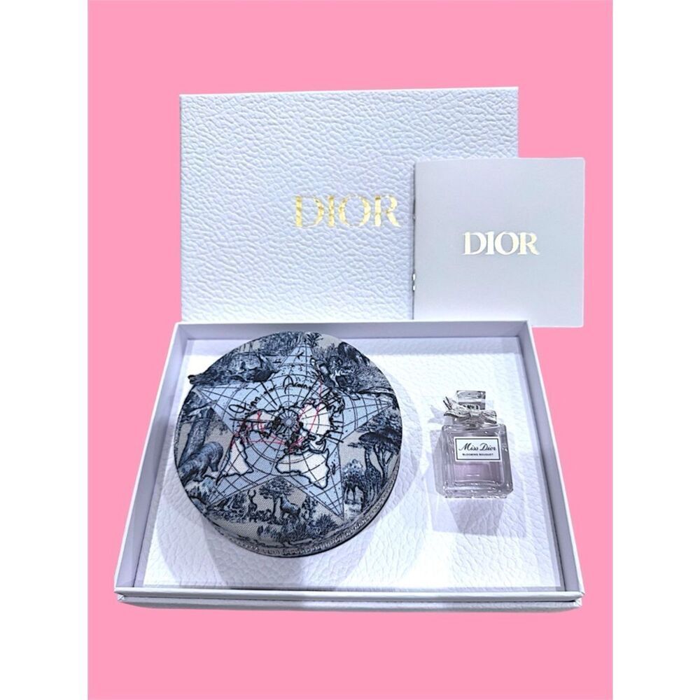 Dior Gift Set exclusive jewelry box Blue and Miss Dior Mini.